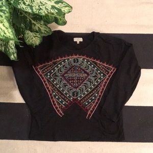 ZARA Embroidered sweater